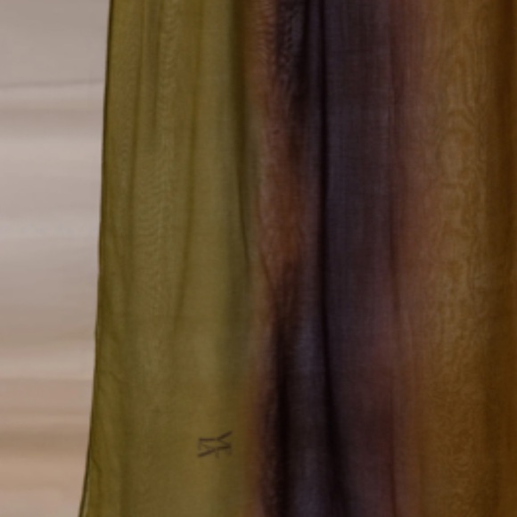 New | VELA Olive Ombre Printed Modal Scarf/Hijab - Picture 3 of 3